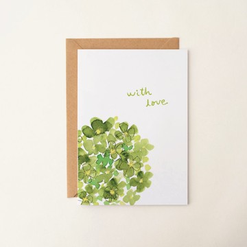 手繪植物卡片 感謝卡 祝福卡 生日卡 手寫卡 萬用卡 客製化卡片