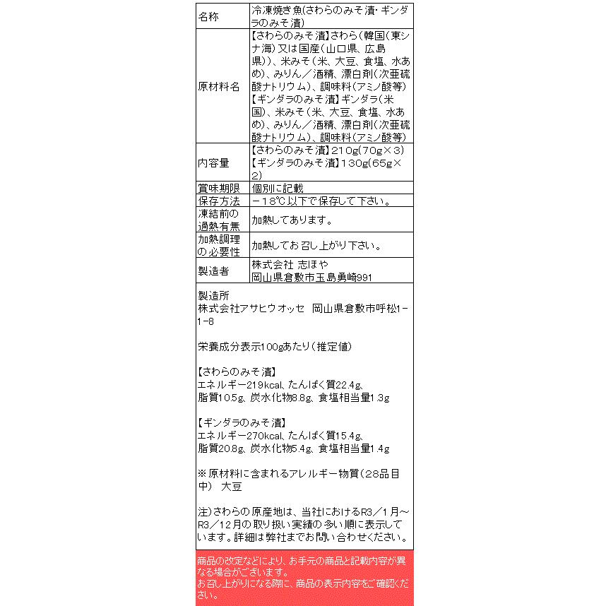 銀鱈 鰆のみそ漬 焼 お祝 内祝 お返し お取り寄せ 高級 ギフト5切 お歳暮 冬ギフト 御歳暮