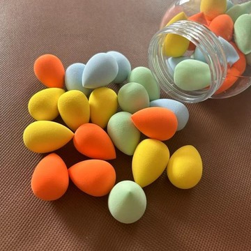 印章彩繪海綿蛋 印章手帳 水滴形海綿蛋印泥花邊鏤空範本 塗鴉尺 紙繪工具