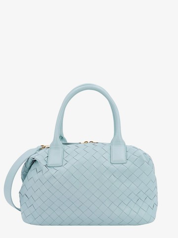 Leather handbag with woven pattern - BOTTEGA VENETA - gender_Woman