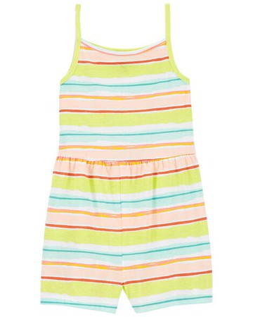 Kid Striped Jersey Romper