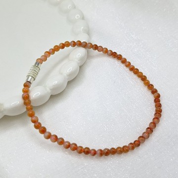 冰種半盆鴛鴦紅翡手珠手串珠串 | 天然緬甸玉A貨翡翠