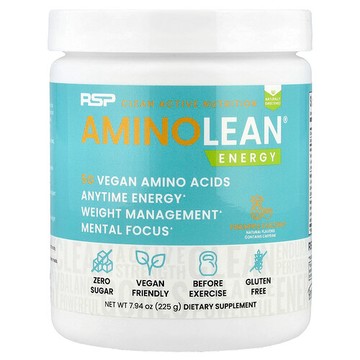 RSP Nutrition, AminoLean®，能量，菠蘿椰子味，7.94 盎司（225 克）