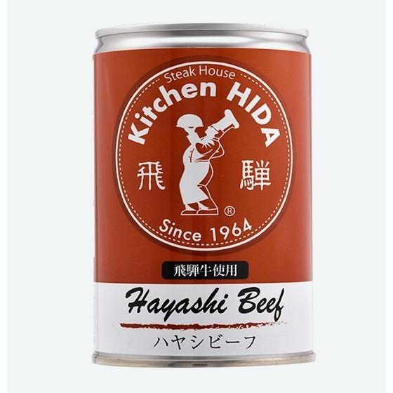 飛騨牛使用ハヤシビーフ缶　(2〜3人前・430ｇ）　デミグラスソース　淡路島産玉ねぎ使用　まろやかな味わい