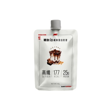 【紅牛】聰勁iD纖美蛋白奶昔-巧克力布朗尼風味 (45g/包)