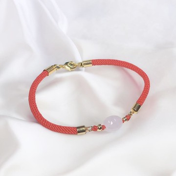 【萬事亨通】翡翠路路通編織手鍊| 天然緬甸玉翡翠A貨 | 送禮