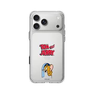 iPhone 17 Pro Max Clear Case（相機按鈕） 透明 - 湯姆貓與傑利鼠 Tom and Jerry - 傑利鼠躲貓貓