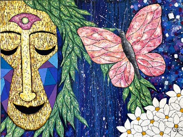 臉譜繪畫－自然流動 7