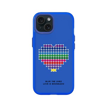 iPhone 15 Clear 激光藍 - PRIDE 2024: Love in All Forms - 看見愛，無視界線