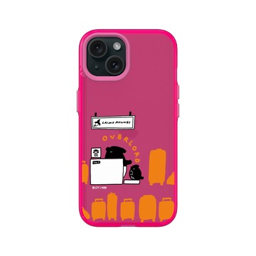iPhone 15 Clear 粉漾桃 - 馬來貘 Laimo - OVERLOAD
