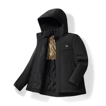 石墨烯極暖衝鋒衣3.0(頁岩黑 中性M-5XL)