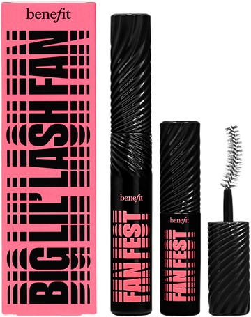 Benefit FanFest Big Lil' Lash Fan Duo Set Hyper Black