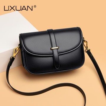 中年媽媽春夏女士軟皮單肩小方包