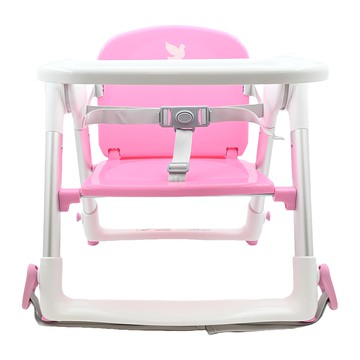 APRAMO flippa dining booster 可攜式兩用兒童餐椅 2kg  41 x 40 x 48cm  糖果粉