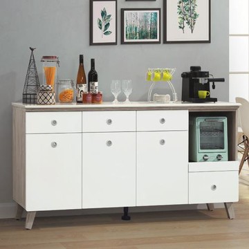 AS雅司-彼得5.3尺餐櫃(石面)-160*41*79.4cm