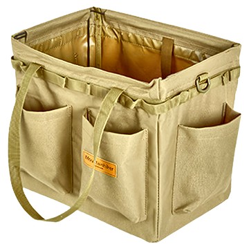 Well Life 悅生活 GoTrip 微旅行 手提式防水耐磨可折疊三用收納包 牛津布材質  卡其色  1組  1層