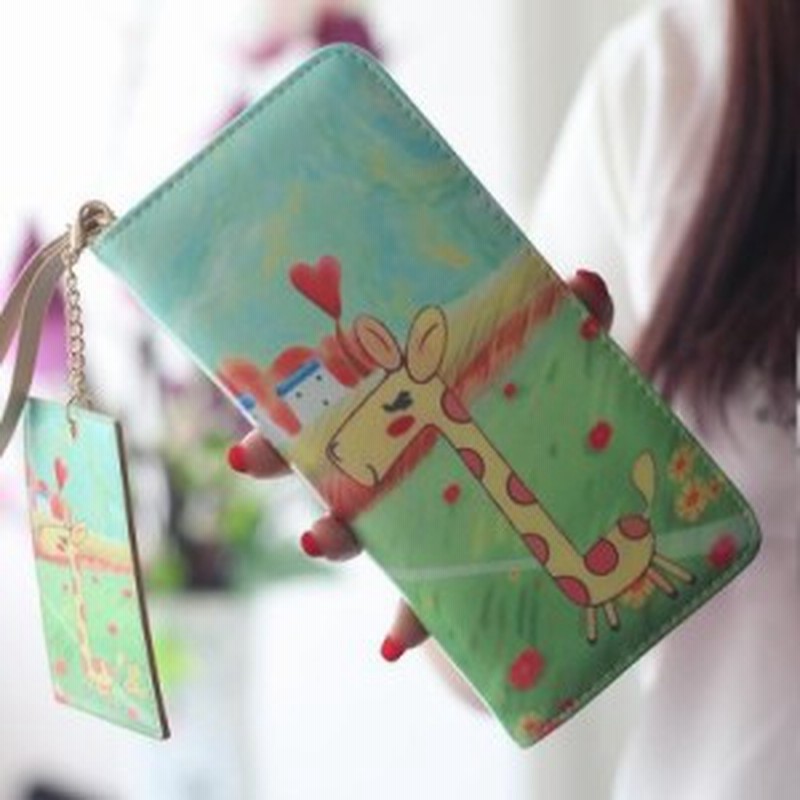 長財布 アニメ風のキリンさん イラスト カードケース付き 通販 Lineポイント最大1 0 Get Lineショッピング