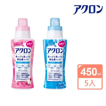 【LION 獅王】Acron防縮防皺冷洗精450ml(5瓶組)