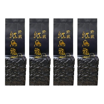 喝茶閒閒 甘醇蜜香 紅烏龍茶葉 150g*4袋  4包  1組