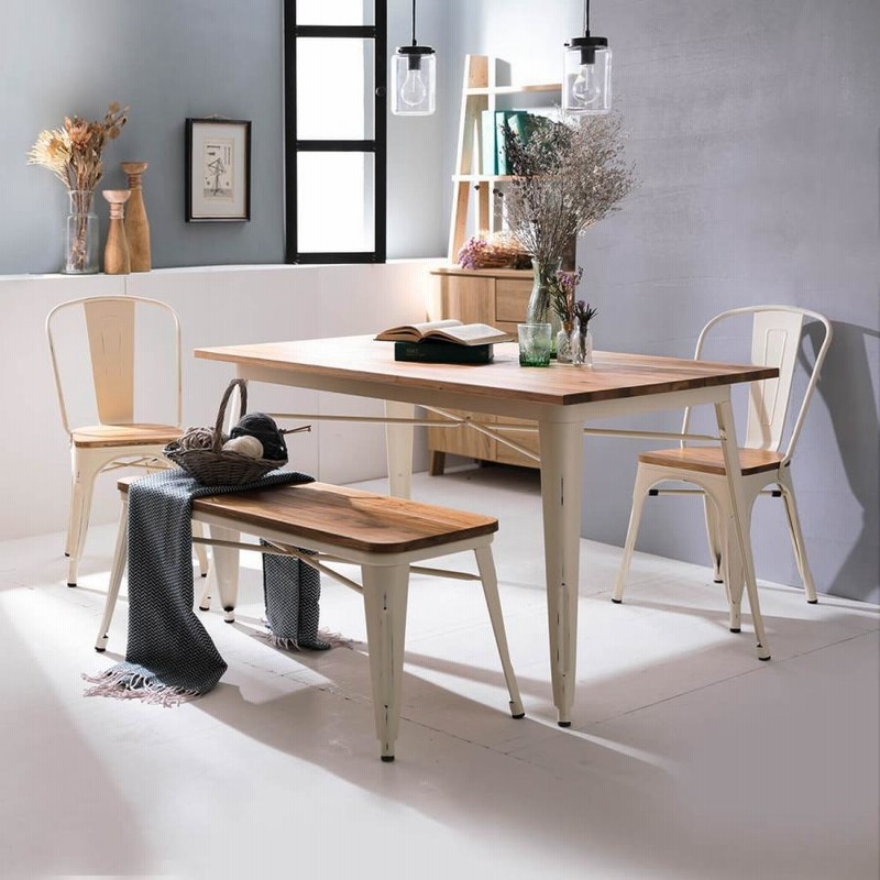 LOWYA 135cm幅ダイニングテーブルセット