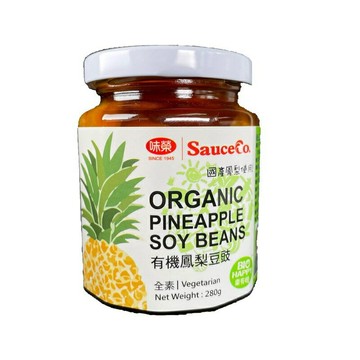 味榮   有機鳳梨豆鼓280公克/罐 (超商限2罐)