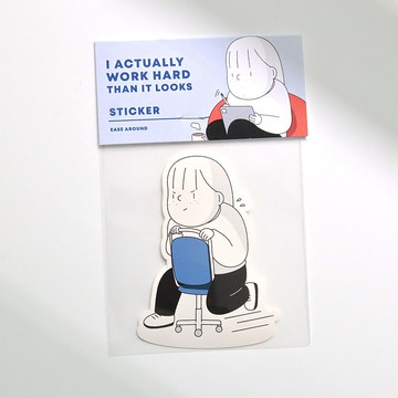 貼紙 - 跑向工作