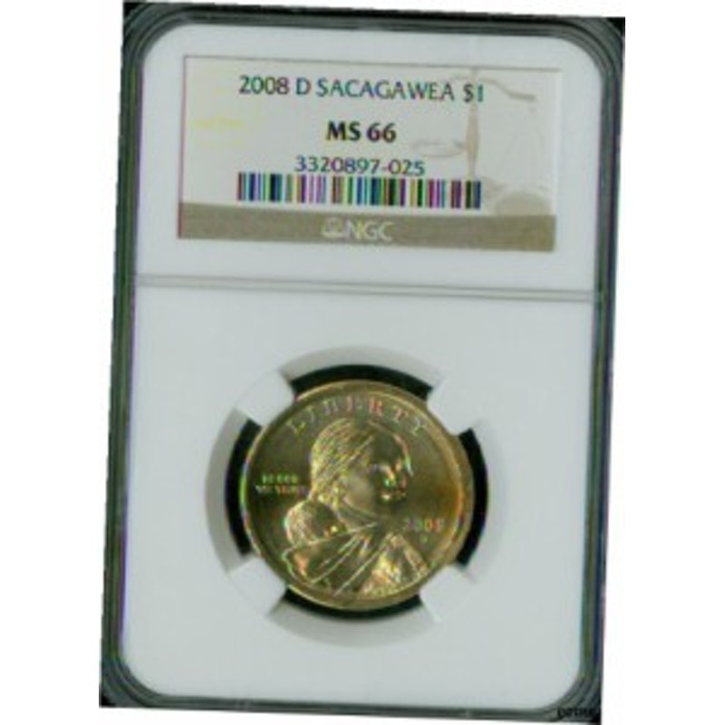 品質保証書付】 アンティークコイン NGC PCGS 2008-D サカガウェア