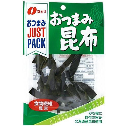 なとり JUSTPACK おつまみ昆布 9g×10袋