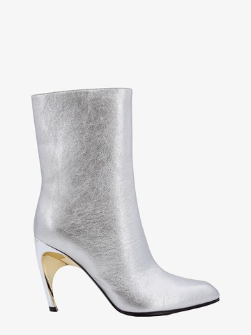 Laminated leather ankle boots - ALEXANDER MCQUEEN - gender_Woman