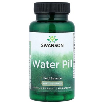 Swanson Vitamins, 水丸，120 粒膠囊