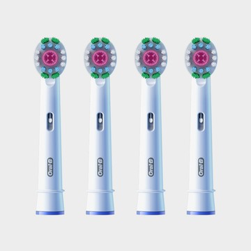 Oral-B EB18-4 專業亮白拋光X型刷頭 (4入)