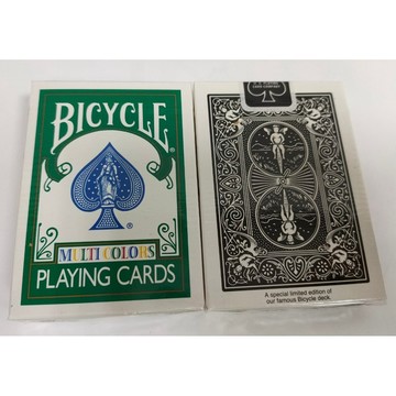【USPCC 撲克】撲克BICYCLE 808 藤原浩 彩色牌特選黑背-S103134