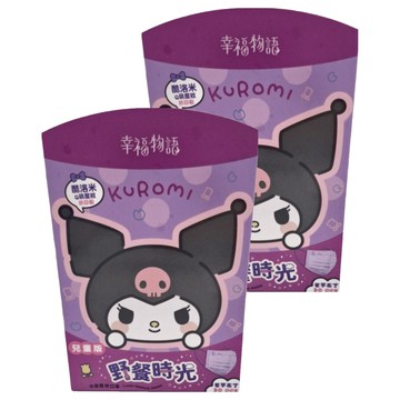 明基健康生活 幸福物語 醫用兒童平面口罩 酷洛米野餐時光 145 x 90mm  紫芋布丁  30片  2盒