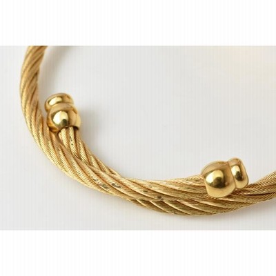 グッチ　レディース　腕時計　バングル　ゴールド　シェル文字盤　2700.2.L GUCCI】グッチ ワイヤーバングル 腕時計 2700.2L クオーツ