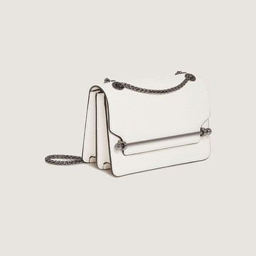 Strathberry - East/West Mini - Crossbody Leather Mini Handbag - Cream / White