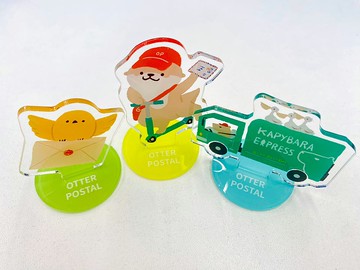 shine原創可愛水獺海獺小貓水豚郵便局壓克力立牌