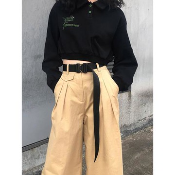 軍訓戶外武裝自動扣插扣戰術帆布腰帶女酷ins男士百搭工裝褲皮帶