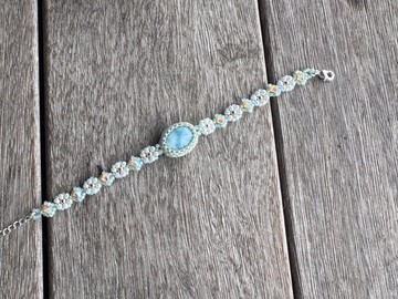 230557 海紋石 串珠 手鍊