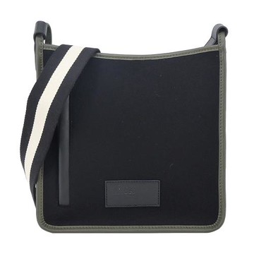 LONGCHAMP LE FOULONNÉ系列氈製羊毛寬背帶直式斜背包(小/黑)