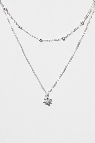 Daffodils Double Necklace 冬日水仙雙層項鍊