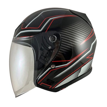 【只要1100元】Nikko N561 #2 摩登時代 亮黑白 3/4罩安全帽