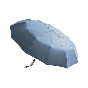 24骨黑膠自動傘，一鍵開收，晴雨兩用，隔絕紫外線與熱量，防水布料  1支
