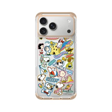iPhone 17 Pro Max ClearX (MagSafe 兼容) 暖透橘 - 史努比 Snoopy - 夏日活動