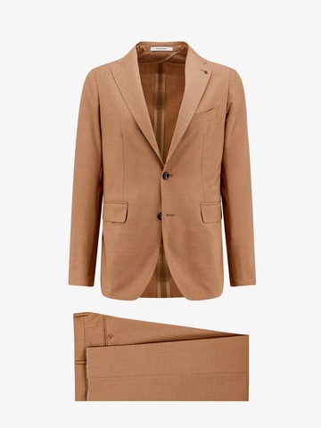 Virgin wool and silk suit with iconic metal detail - TAGLIATORE - gender_Man