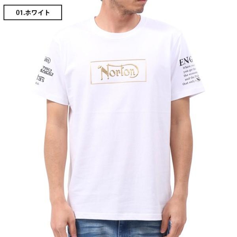 正規品販売! Norton 黒 シャツ Tシャツ/カットソー(半袖/袖なし