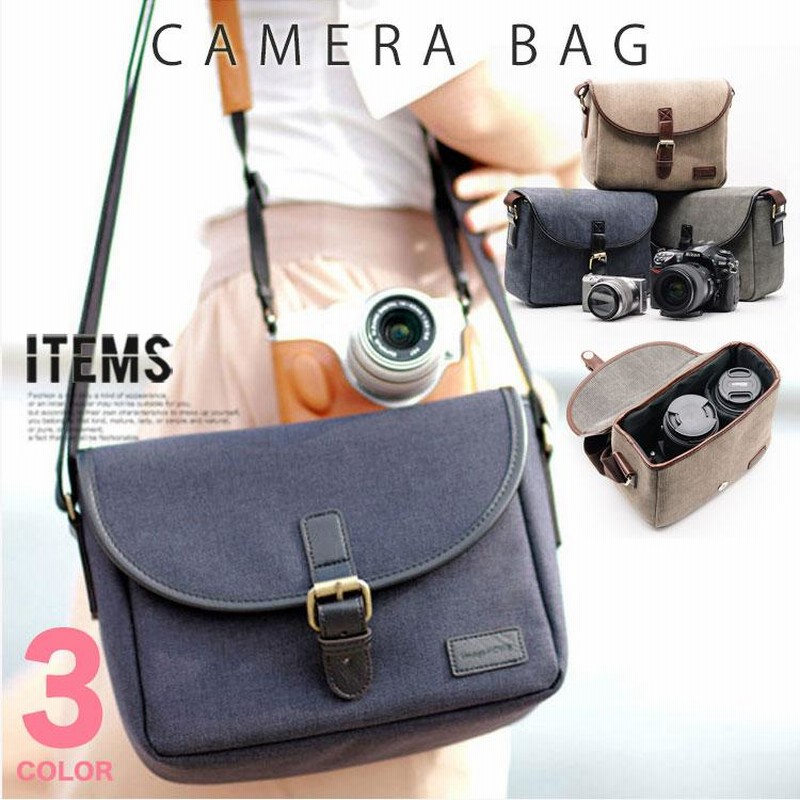 カメラバッグ 一眼レフ バッグ ショルダー カメラケース レンズ収納 おしゃれ 新春セール 通販 Lineポイント最大0 5 Get Lineショッピング