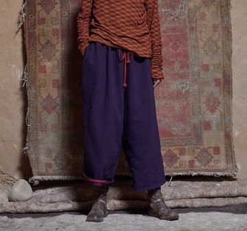 復古文青 棉麻褲子 舒適休閒褲