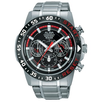 ALBA VD53-X239D(AT3967X1) 活力運動計時腕錶/44mm｜樂天全館特惠中★指定刷卡回饋10%