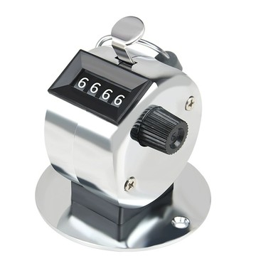 居家寶盒機械式手握式計數器 手動計數器 入場人數計算 可歸零免裝電池 桌上式計數器 4位數