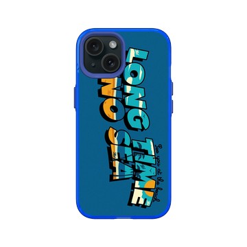 iPhone 15 Clear 激光藍 - KID - LONG TIME NO SEA 沙灘款